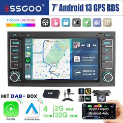 Für VW Touareg Transporter T5 2+32G DAB+ Carplay Android 13 Autoradio GPS Kamera