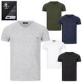 T-Shirt Herren S-3XL 5er-Set V-Ausschnitt Herren Shirt Sommer Rock Creek H-275