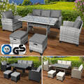 BRAST Poly Rattan Sitzgarnitur Delight Gartenmöbel Essgruppe Lounge Sitzgruppe