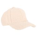 Damen Baseballkappe warme Teddy-Fleece-Stil, verstellbare Winter Cap