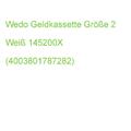 Wedo Geldkassette 145200x Größe 2 Weiß (4003801787282) (145200X)