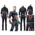 Avengers3: Infinity War Captain America Steven Rogers Cosplay Costume Suit