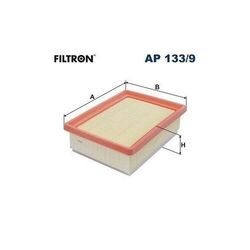 1x Luftfilter FILTRON AP 133/9 passend für MITSUBISHI NISSAN RENAULT