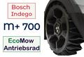 Antriebsräder passend für Bosch Indego M+700 Mähroboter super Traktion - 2er Set