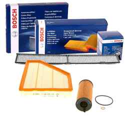 BOSCH FILTER INSPEKTIONSPAKET passend für BMW 1er E81 87 3er E90 91 92 93 X1 E84