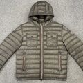 Moncler Douret grau gefütterte Jacke Größe 6 XXL 100 % authentisch