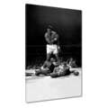 Leinwand Bild Wandbild Canvas Print Muhammad Ali Bokser Kampf Nr. H4668_PC