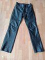 Lederjeans Biker  schwarz Gr. 52