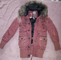 KHUJO CILLE Winterjacke Kurzmantel Parka ROSTfarben rostbraun Gr M Original