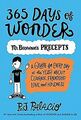 365 Days of Wonder: Mr. Browne's Precepts von Palac... | Buch | Zustand sehr gut