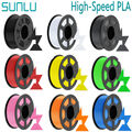 SUNLU 1KG High Speed PLA 3D Drucker Filament 1.75mm PLA,30-600mm/s Print Range