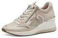 Tamaris Damen Low Sneaker Low Top 1-23703-41 Creme Gr. 36 - 42