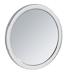 WENKO Kosmetikspiegel Wandspiegel Chrom Bad WC 5-fach mit Saugnapfhalterung