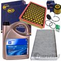 FILTER SET INSPEKTIONSPAKET+5L GM MOTORÖL für 1.9 CDTI OPEL VECTRA C SIGNUM