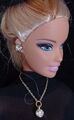 Barbie Puppenmode Accessoires Halskette und Ohrringe