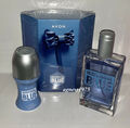 Avon INDIVIDUAL BLUE Geschenkset / Geschenkbox 2tlg. EdT 100ml, Deoroller 50ml