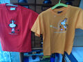 2 ungetragene Kinder-T-Shirts aus der Schweiz mit Kuh-Motiven