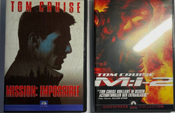 2   Neue   DVD    "Mission  IMPOSSIBLE"  ,  Teil  1  +  2  mit   Tom Cruise  !!