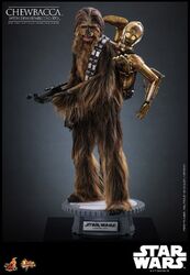 PRESALE Star Wars Episode V Action Figure 1/6 Chewbacca with Disassembled C-3PO