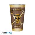 One Piece Totenkopf Glas Anime Manga Straw Hat Crew Strohhutbande Merch Drink 