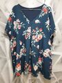 Damen Bluse  Blumen Muster Gr. 48   Janina