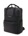 Kapten & Son Rucksack Bergen All Black schwarz inkl. Aufbewahrungsbeutel - NEU