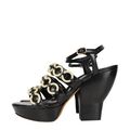 3.1 Phillip Lim Damen Schuhe Sandalen Gr. 36 Schwarz Leder Sommer Sandaletten