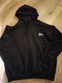 Stüssy Hoodie Gr. XL - Schwarz Mit Backprint - Wie Neu - Stussy