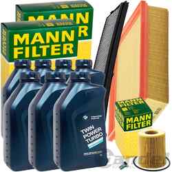 MANN INSPEKTIONSPAKET+7x1L ORIGINAL 5W30 ÖL passend für BMW 3er E46 320-330i