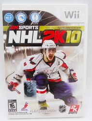 NHL 2K10 Hockey Nintendo Wii 2009 Alex Ovechkin Cover Game And Box