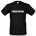 T-Shirt #Rittersheim Hashtag Raute für Damen Herren und Kinder