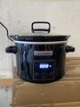 Digital Schongarer Slow Cooker 2,4L einstellbare Garzeit Warmhaltefunktion