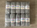 10 x 50 g GB No.1 dicke Wolle grau Nadelstärke 3,5 neu/OVP