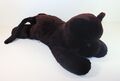 XXL SIGIKID PANTHER schwarz liegend Plüsch W.Germany 80er J. alt 65 cm groß