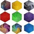 Tragbar Sechseck spirale 3D-Druck Hexagon Fidget Spielzeug