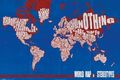 Poster WORLD MAP / WELTKARTE - Of Stereotypes  91,5x61cm NEU!!  58415