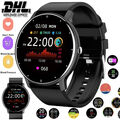 Bluetooth Luxus Smartwatch Herren watch Fitness Herzfrequenz Pulsuhr Blutdruck