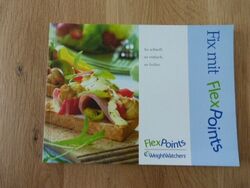 1 x Buch der Marke "Weight Watchers" mit dem Titel "Fix mit FlexPoints"