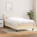 Boxspringbett Matratze Bett Bettgestell Polsterbett Lattenrost Stoff vidaXL