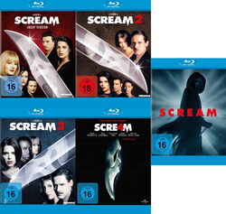 Scream - Teil 1-5 inkl. Scream 2022 (Uncut) # 5-BLU-RAY-NEU