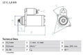 Anlasser Drehrichtung gegen den Uhrzeigersinn freiausstoßend 0 986 016 980 BOSCH