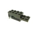 1x Lego Rückzieh Motor 6x2x1 2/3 schwarz alt-dunkel grau Pullback 41861c01