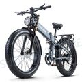 Klapprad EBike 26 Zoll Elektrofahrrad 1000W E Bike 48V20AH Pedelec Fat City Bike