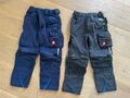 2 Stück Engelbert Strauss motion 2020 Gr. 110/116  Kinder Hose blau + schwarz