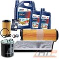 INSPEKTIONSPAKET FILTERSATZ SET B+7L EUROLUB 5W-30 FÜR MERCEDES CLK C209 220 CDI