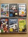 6 Top Playstation PSP Spiele Sammlung Paket GTA Smack Down Loco Roco Naruto