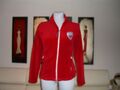 Nebulus Fleecejacke rot, Damen Teddyfleece Gr. M