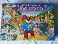 Wer Wars? Das 2. Abenteuer Schräghausen Ravensburger Kinder Brettspiel Komplett