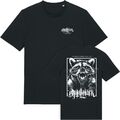 Brutal Knack Racoon Shirt Männer T-Shirt schwarz