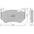 1x ORIGINAL® Cifam 822-1170-0 Bremsbelagsatz, Scheibenbremse Vorne, exkl.